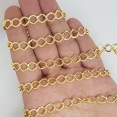 Gold Kaplama Zincir 1 Metre