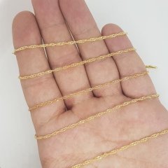 Gold Kaplama Zincir 1 Metre