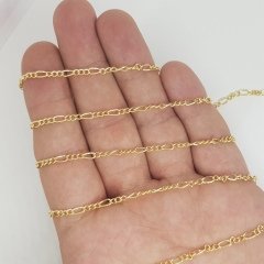 Gold Kaplama Zincir 1 Metre