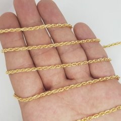 Gold Kaplama Zincir 1 Metre