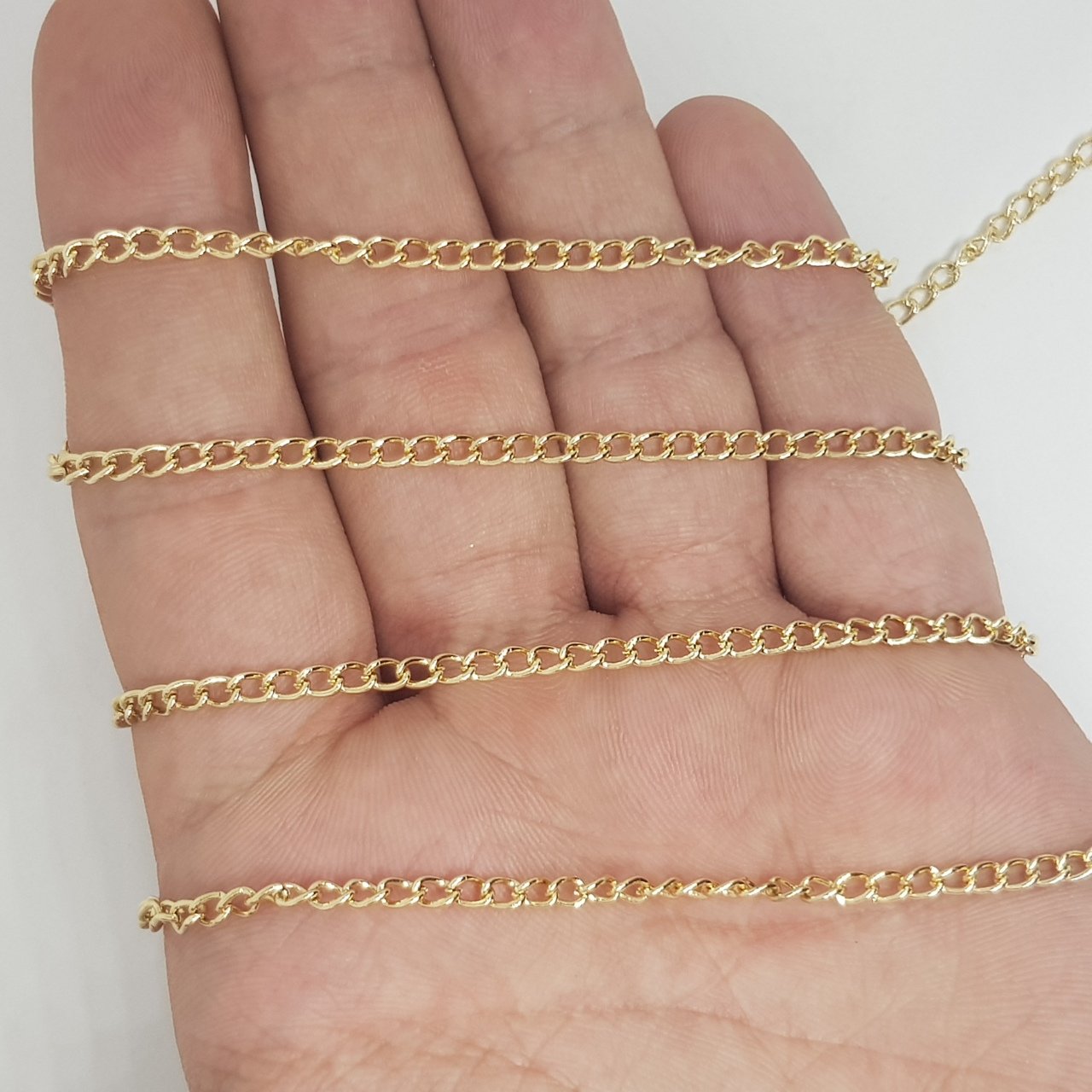 Gold Uzatma Zinciri 1 Metre