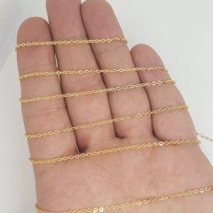 Gold Kaplama Zincir 1 Metre