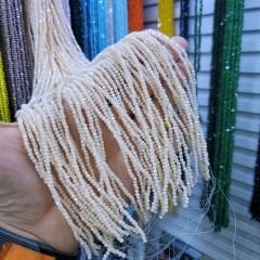 2MM Basık Mat Kristal Dizide 120-140 Adet Krem