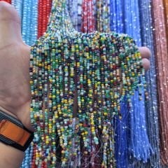 2MM Basık Mat Kristal Dizide 120-140 Adet Mix