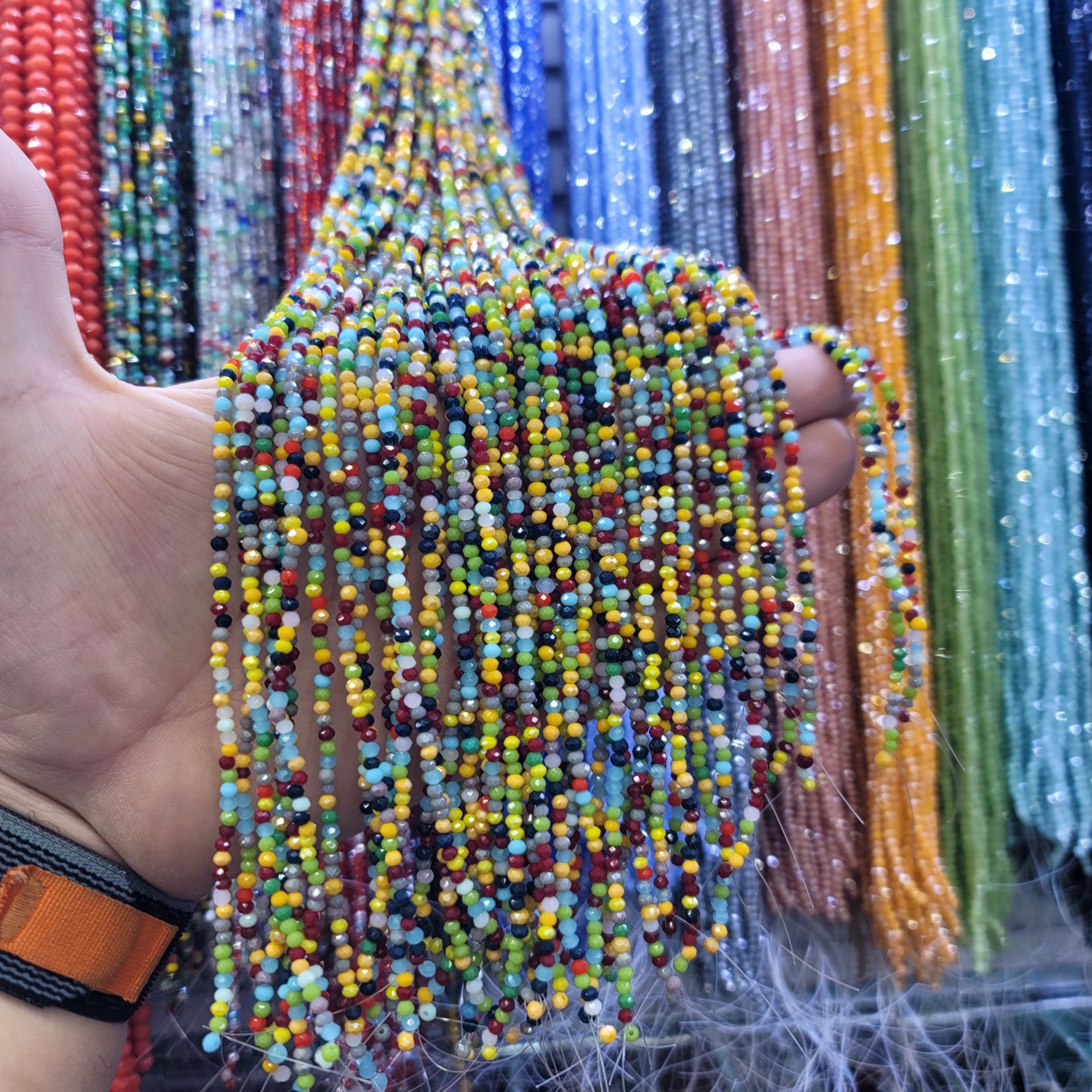 2MM Basık Mat Kristal Dizide 120-140 Adet Mix