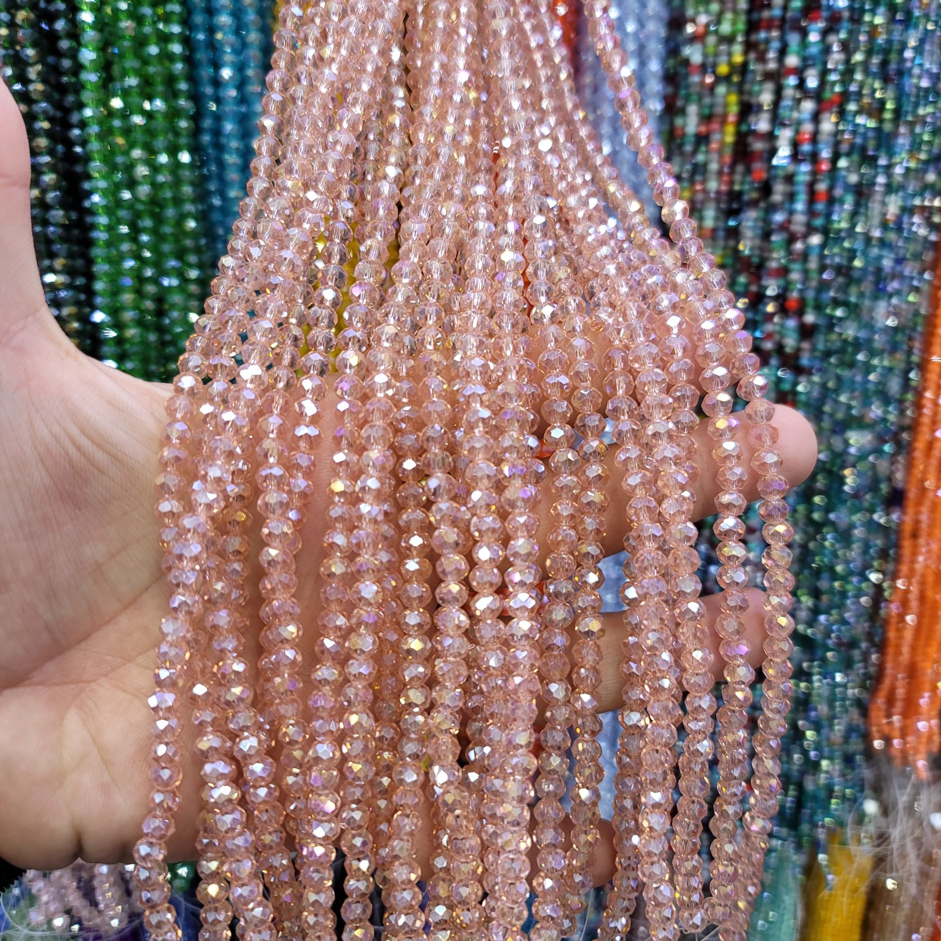6MM Basık Kristal Dizide 85-100 Adet Somon