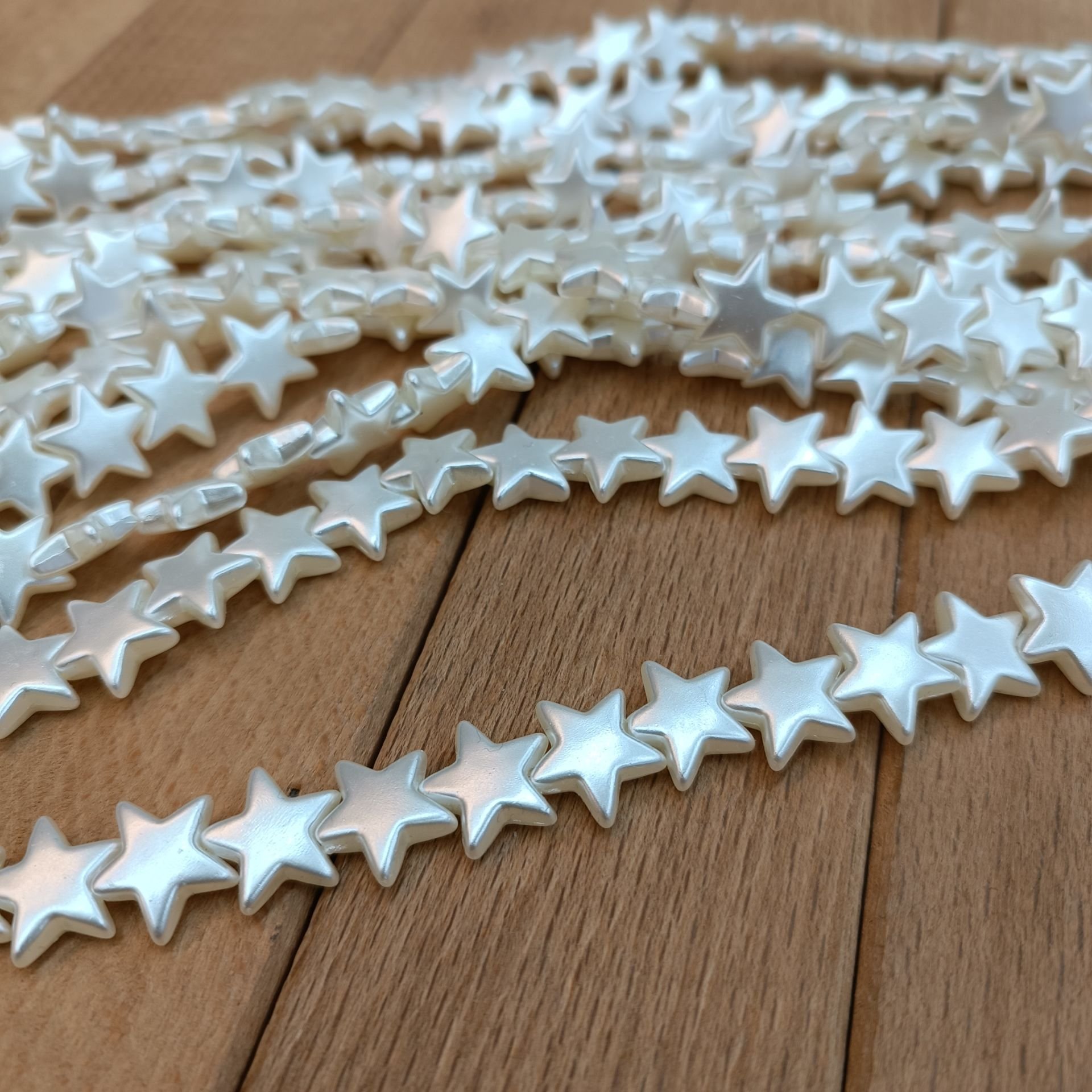 Şekilli İnci 1 Dizi 35CM Krem