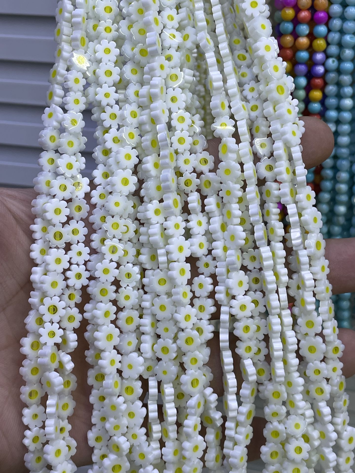 Sedef Papatya 6mm 40cm