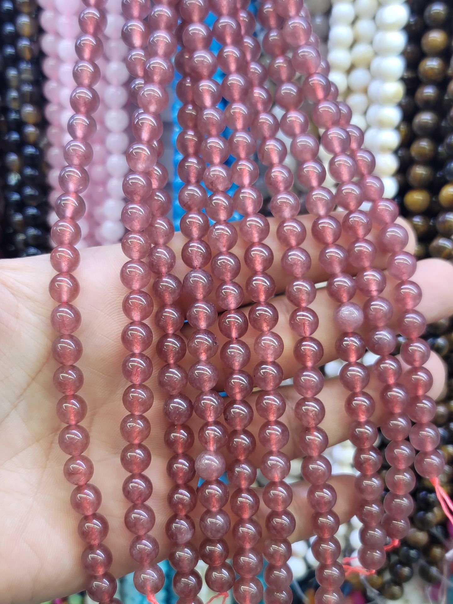 8MM DOĞAL TAŞ DİZİDE 44-50 ADET ORT