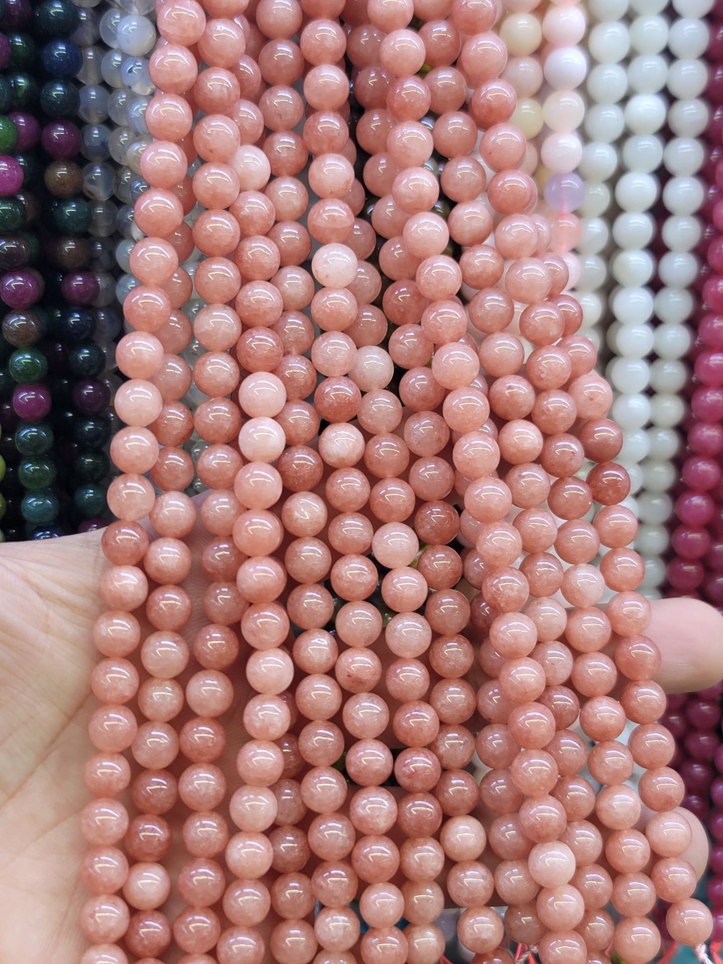 8MM DOĞAL TAŞ DİZİDE 44-50 ADET ORT