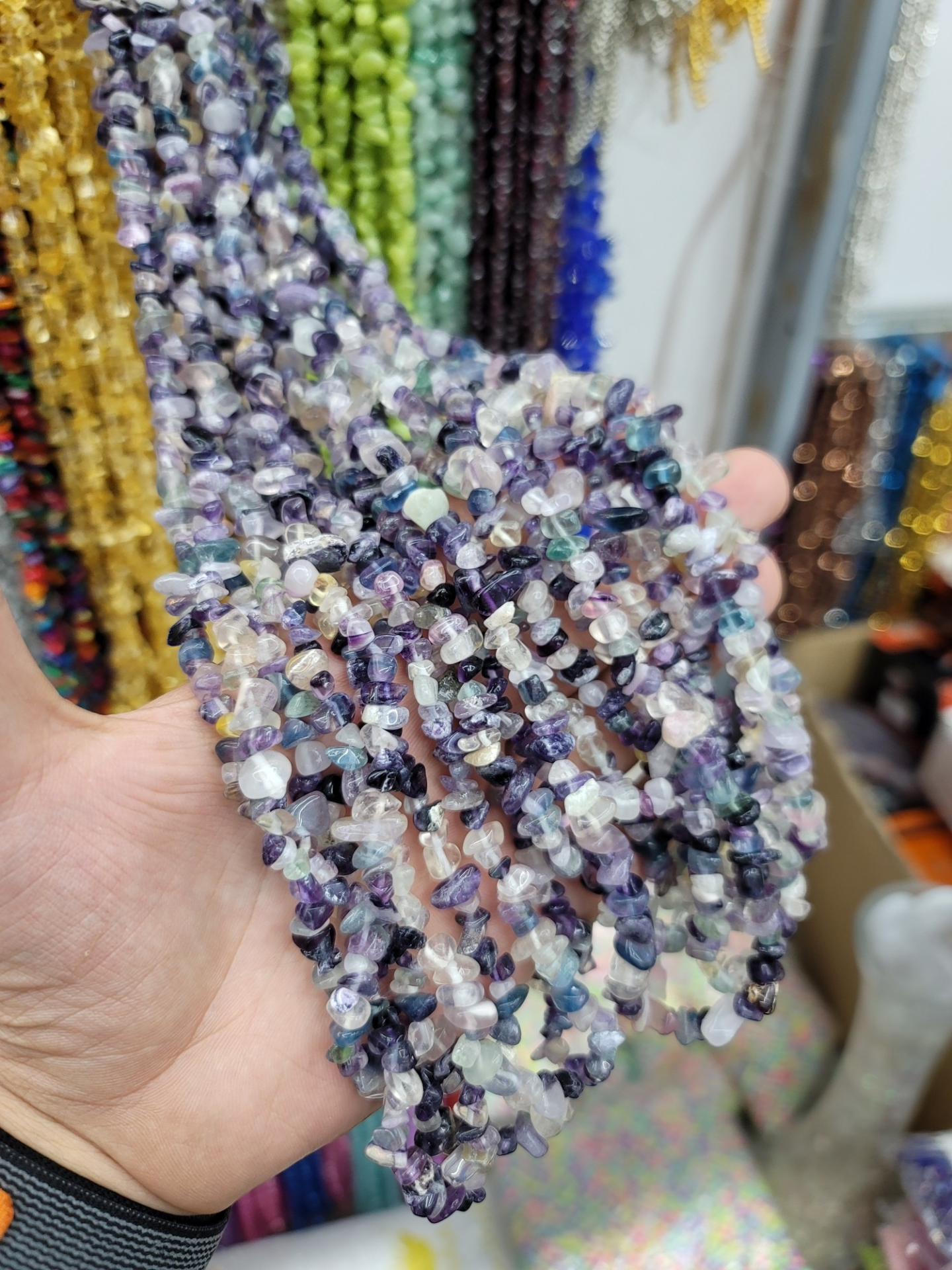 Doğal Kırık Taş Dizi 40cm 280-330 Adet