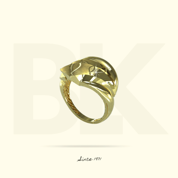 Polished-Patterned Ring 17