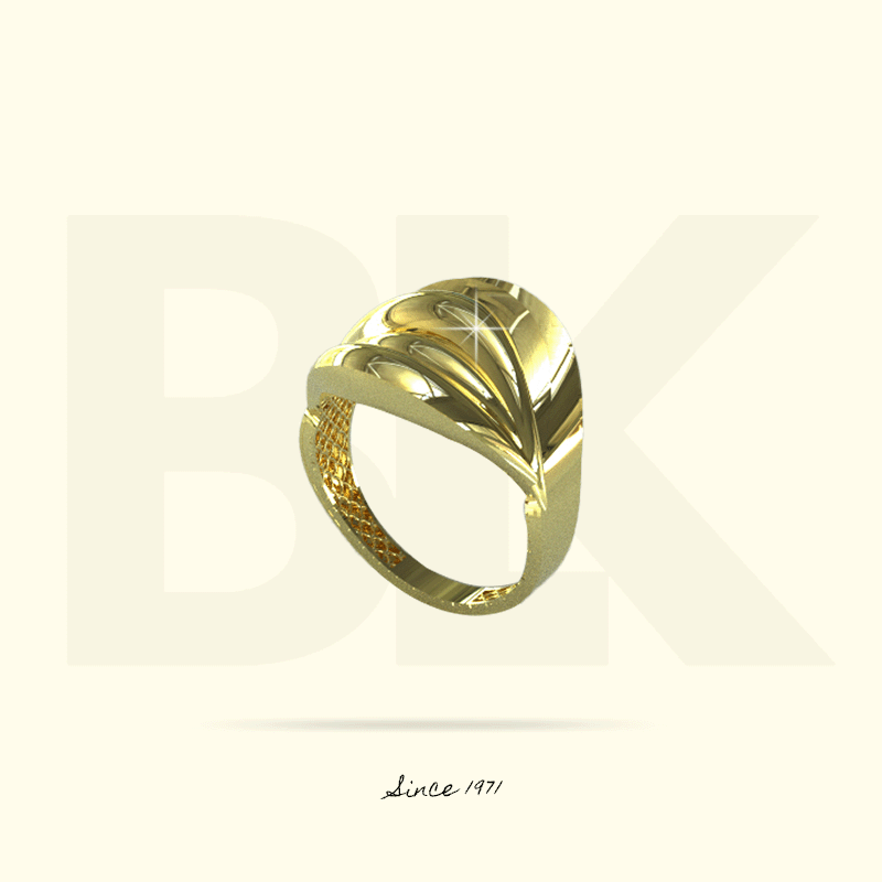 Polished-Patterned Ring 20