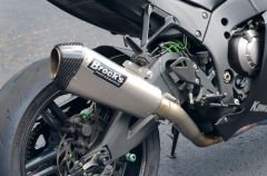 CT Single Full System w/ 16'' QuietKore Muffler ZX-10R/RR (16-25)