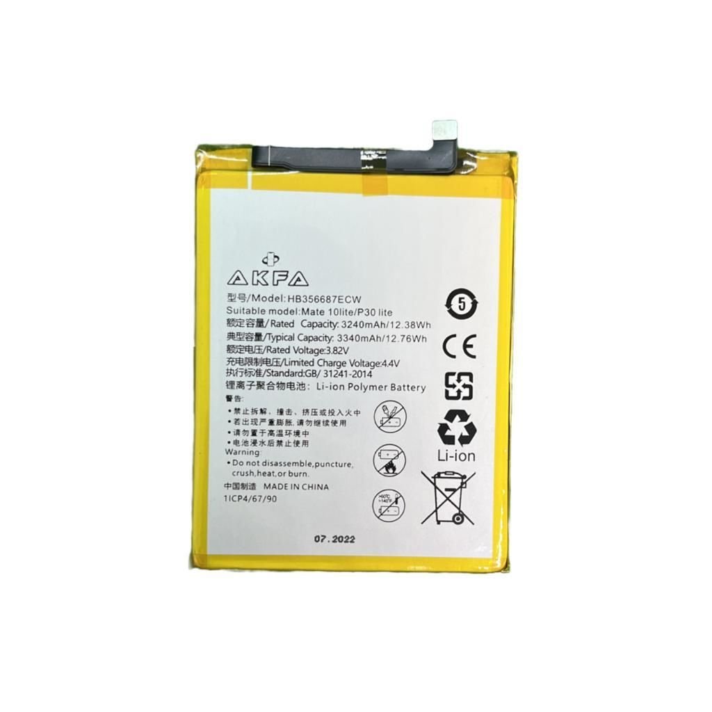 Huawei P30 Lite Akfa Batarya + Ekran Koruyucu Hediyeli