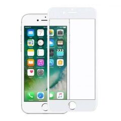 Apple iPhone 6S Plus Beyaz Akfa Metalik Şeffaf Ekran Koruyucu
