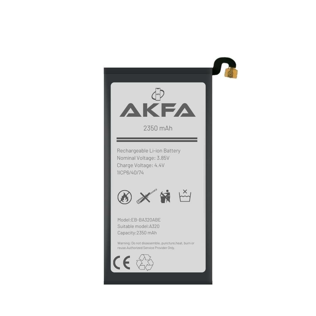 Samsung Galaxy A3 2017 A320 Premium Akfa Batarya (Maxi Performans)