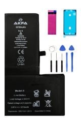 iPhone X Premium Akfa Telefon Batarya 3210 mAh (Maxi Performans)