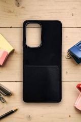 AKFA Samsung Galaxy A23 4G Uyumlu Deri Kartlık Bölmeli  Kılıf