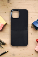 AKFA Samsung Galaxy A03 4G Uyumlu Deri Kartlık Bölmeli  Kılıf