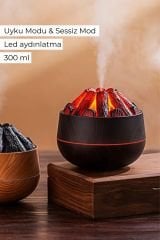 Hava Nemlendirici Difüzörü Led Işıklı 300ml Buhar Makinesi