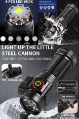 Choice Powerful Mini ECD LED El Feneri 2000LM  Kamp Feneri