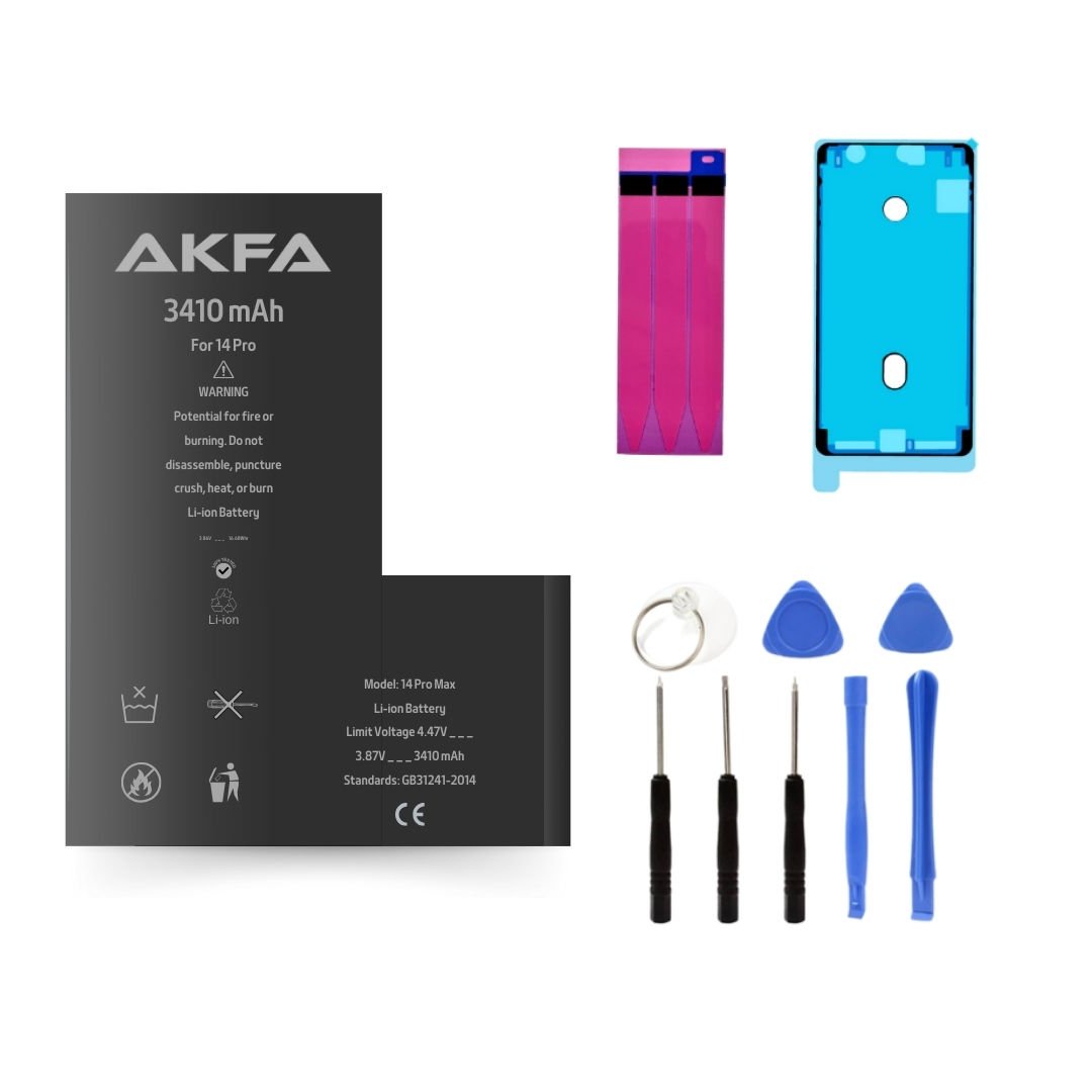 iPhone 14 Pro Premium Akfa Telefon Batarya 3410 mAH (Maxi Performans)