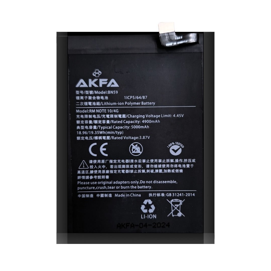 Xiaomi Redmi Note 10 Premium Akfa Batarya (Max Performans)