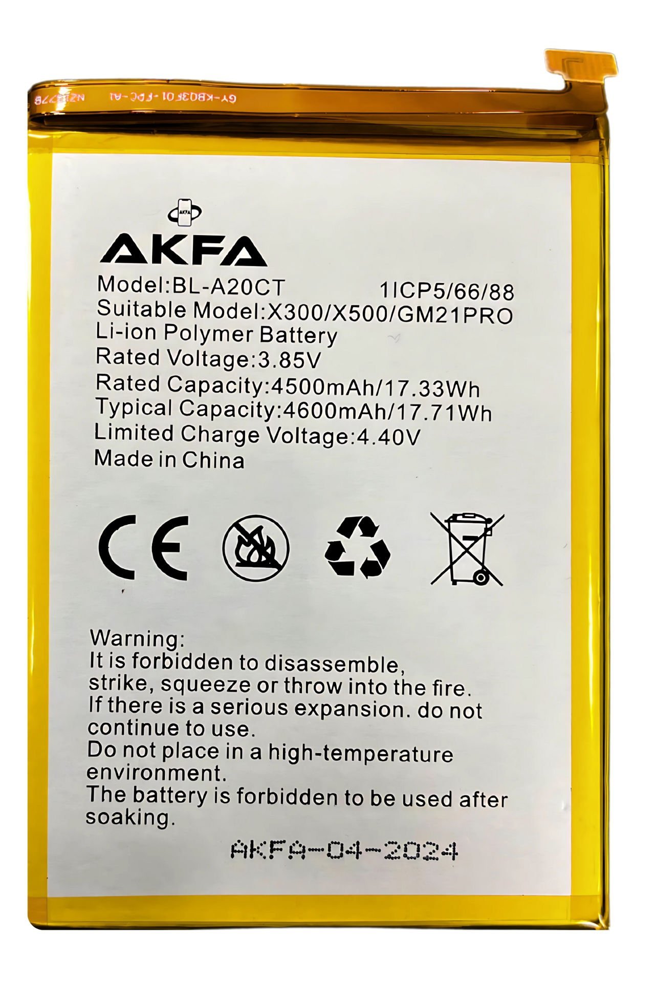 Omix X300 / X500 Premium Akfa Batarya
