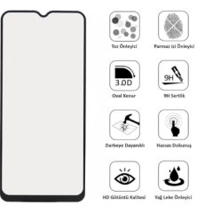 Akfa Samsung Galaxy S22 Plus  Ekran Koruyucu Metalic Cam Dayanıklı-Tamperli