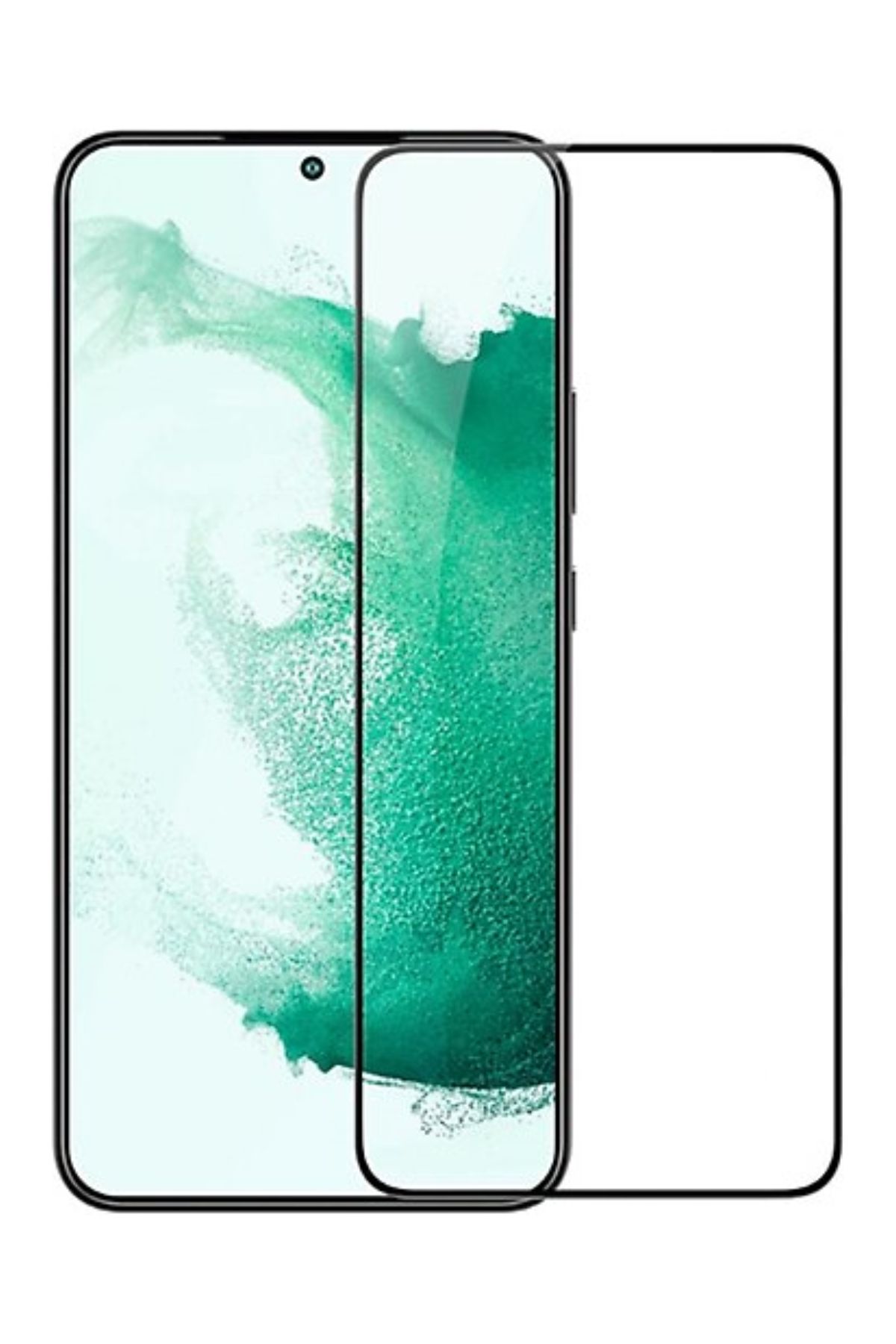Akfa Samsung Galaxy S22 Plus  Ekran Koruyucu Metalic Cam Dayanıklı-Tamperli