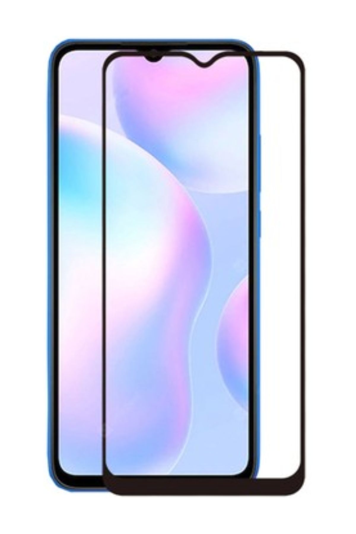 Akfa Redmi 9A/9C Tamperli  Ekran Koruyucu Metalic Cam Dayanıklı