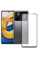 Akfa Xiaomi Pocom 4 Pro Tamperli  Ekran Koruyucu Metalic Cam