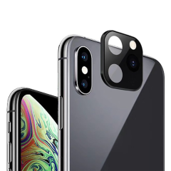 iPhone X/XS/XS Max Kamera Lens Dönüştürücü iPhone 11 Pro Max siyah