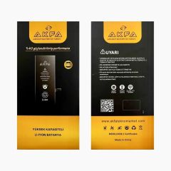 Apple iPhone 12 Mini Premium Akfa Telefon Batarya 2410 MAH (Maxi Performans)