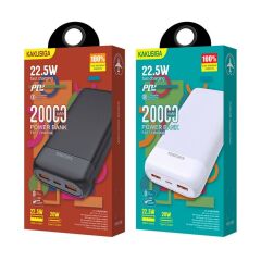 20000 mAh 3 Portlu Powerbank 22.5W Hızlı Şarj Desteği Taşınabilir Şarj Cihazı