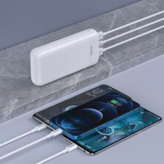 20000 mAh 3 Portlu Powerbank 22.5W Hızlı Şarj Desteği
