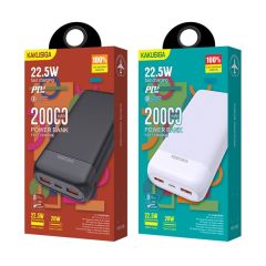 20000 mAh 3 Portlu Powerbank 22.5W Hızlı Şarj Desteği