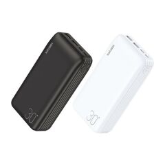 30000 mAh 3 Portlu Powerbank 22.5W Hızlı Şarj Desteği