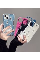 AKFA iPhone 11  Jeans Serisi Denim Kot Desenli  Telefon Kılıfı