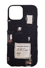 AKFA iPhone 12/12 Pro  Denim Kot Desenli Telefon Kılıfı