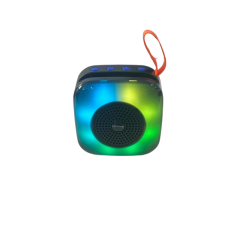 Bluetooth Hoparlör Led Işıklı Ses Bombası Kare