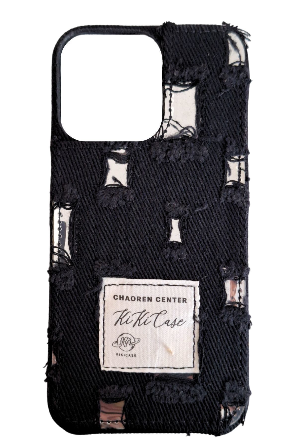AKFA iPhone 15 Pro Max  Denim Kot Desenli Premium  Kılıf