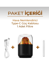 Aromatik Hava Nemlendirici Buhar Makineli Gece Lambası
