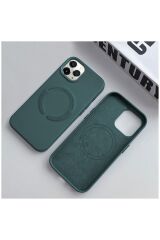 Apple Iphone 11 Pro Max Uyumlu Kılıf Magsafe Özellikli Yeşil