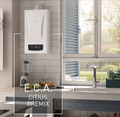 ECA CITIUS PREMİX 24 Kw 20.640 kcal/h Premix Yoğuşmalı Kombi