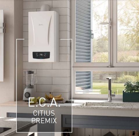 ECA Citius Premix 24 Kw 20.640 kcal/h Yoğuşmalı Kombi