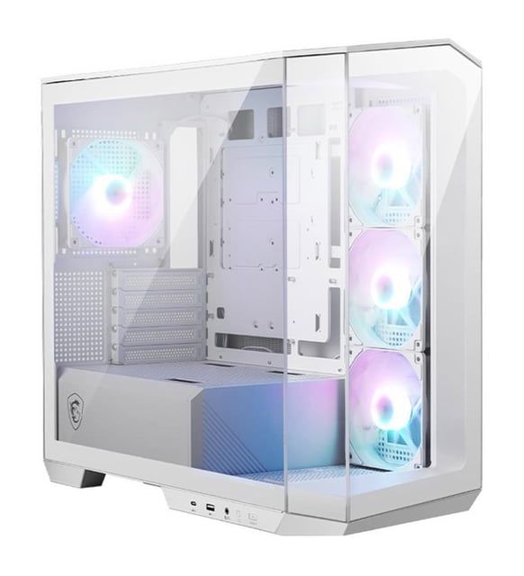 MSI MAG Pano M100R PZ ARGB 4 Fanlı Beyaz Micro ATX Bilgisayar Kasası