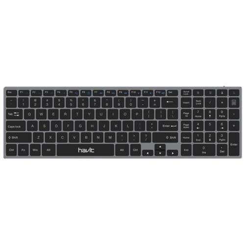 Havit KB263BT Bluetooth Klavye Gri