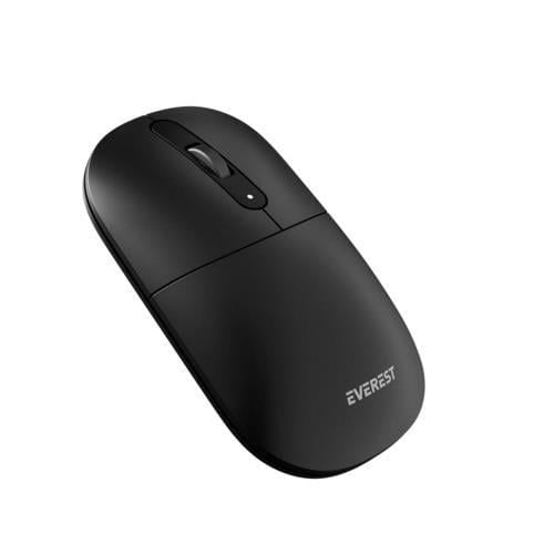 Everest SMW-384 Siyah Sessiz Optik Kablosuz Mouse